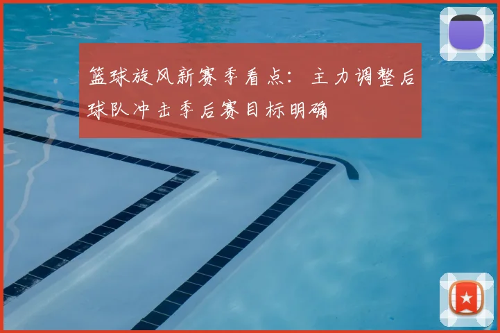 篮球旋风新赛季看点：主力调整后球队冲击季后赛目标明确